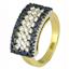 Кольцо с бриллиантами и сапфирами, артикул R-SRN00679-01, цена 84 056,00 ₽