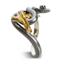 Кольцо Змейка серебро, артикул R-132306, цена 8 900,00 ₽