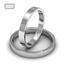 Обручальное кольцо классическое из белого золота, ширина 3 мм, артикул R-W135W, цена 15 100,00 ₽