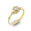 Помолвочное кольцо с 1 бриллиантом 0,35 ct 4/5  и 6 бриллиантами 0,05 ct 4/5 из желтого золота 585°, артикул R-D29104-1, цена 104 512,84 ₽