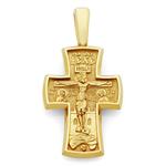 Крестик православный  Распятие Иисуса Христа, Архангел Михаил, артикул R-KRZ0102-1