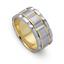 Обручальное кольцо из двухцветного золота 585 пробы, артикул R-ДК 007, цена 50 976,00 ₽