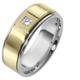 Элегантное обручальное кольцо с бриллиантом