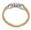 Помолвочное кольцо из белого и желтого золота 750 пробы с 8 бриллиантами 0,1 карат, артикул R-DRN11490-02, цена 24 185,00 ₽