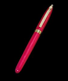 Ручка серебро 925 пробы из коллекции Гламур, артикул R-Glamour красный 