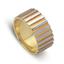 Обручальное кольцо из двухцветного золота 585 пробы, артикул R-ДК 021, цена 51 624,00 ₽