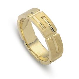 Обручальное кольцо из желтого золота 585 пробы, артикул R-ДК 025